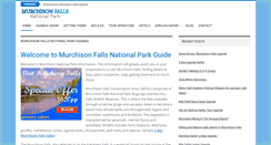 Desktop Screenshot of murchisonfallsnationalpark.com